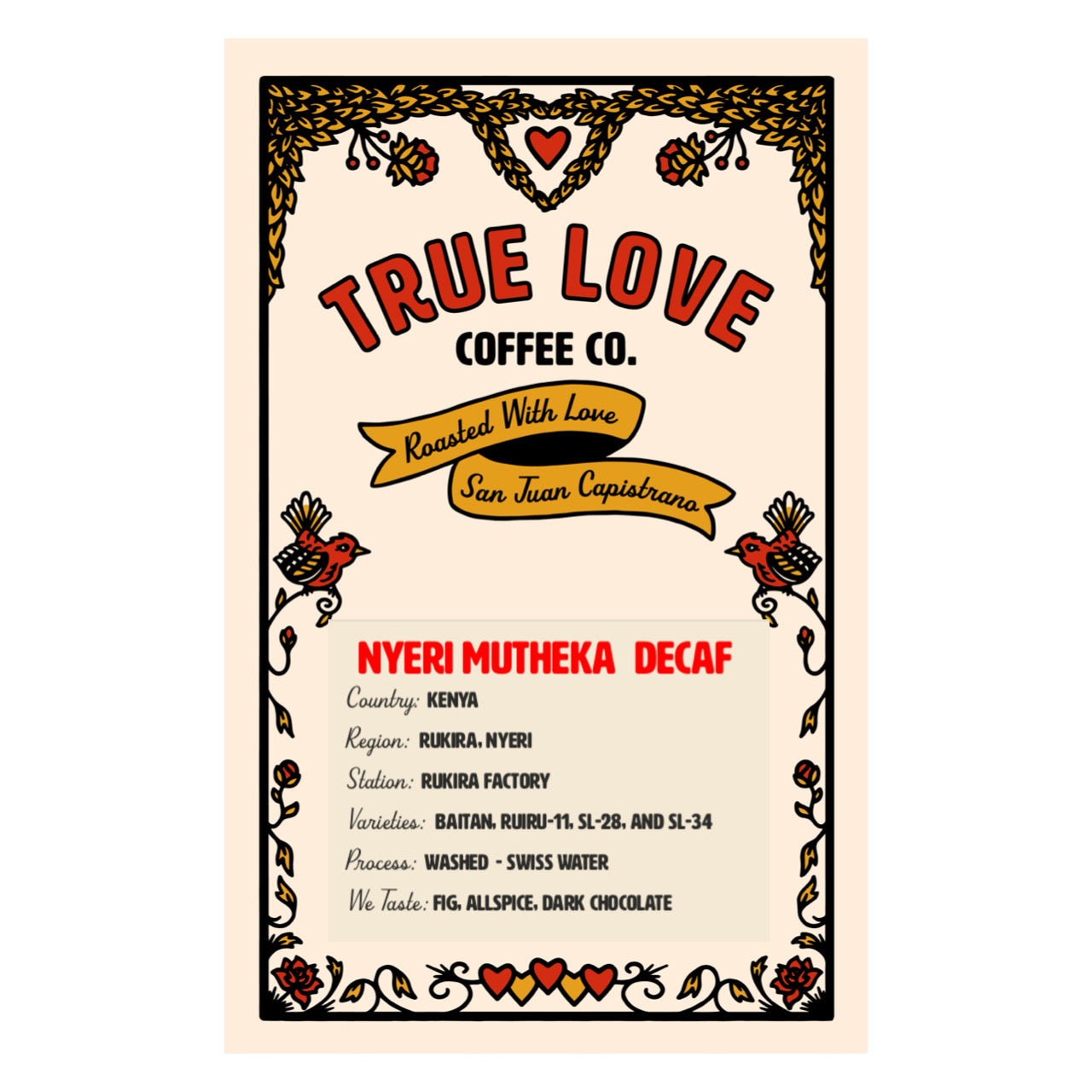 DECAF Kenya Nyeri Mutheka and Othaya Washed