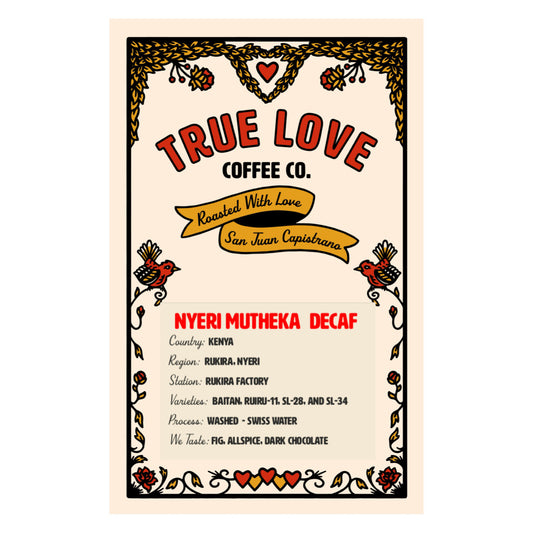 DECAF Kenya Nyeri Mutheka and Othaya Washed